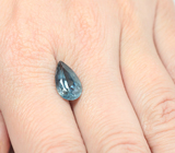 Редкий цвет! Синий апатит 3,23 карата 