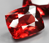 Крупная пара пиропов гранатов 7,54 карата