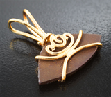 Кулон с аммолитом аммонита 3,52 карата