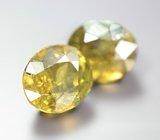 Пара топазолитов 2,52 карата