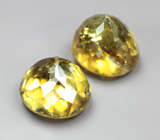 Пара топазолитов 2,52 карата 