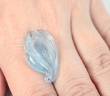 Крупный резной аквамарин 14,6 карата