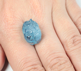 Резной аквамарин 14,61 карата 