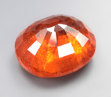 Крупный мандариновый спессартин гранат 7,27 карата 