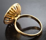 Комплект с желтыми сфенами 11,26 карата и бесцветными цирконами