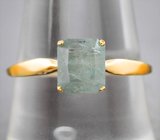 Золотое кольцо с уральским александритом 1,28 карата