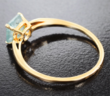 Золотое кольцо с уральским александритом 1,28 карата