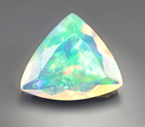 Ограненный эфиопский опал 0,75 карата 