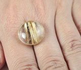 Крупный рутиловый кварц 19,59 карата