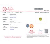 Крупный зеленовато-желтый сфен 5,26 карата