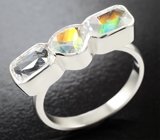 Кольцо с ограненным лунным камнем 3,29 карата