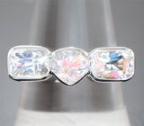 Кольцо с ограненным лунным камнем 3,29 карата