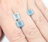 Набор из 3 аквамаринов редкой огранки 6,27 карата 