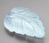 Крупный резной аквамарин 16,86 карата