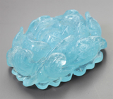 Крупный резной аквамарин 43,44 карата