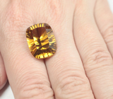 Чистейший крупный цитрин лазерной огранки 16,24 карата 