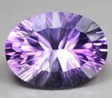Крупный аметист лазерной огранки 21,61 карата