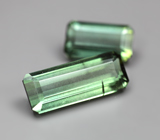 Пара зеленых турмалинов 2,88 карата