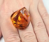 Крупный! Чистейший цитрин авторской огранки 74,28 карата