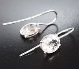 Серьги с гелиодорами высокой чистоты 5,77 карата