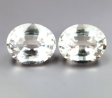 Серьги с гелиодорами высокой чистоты 5,77 карата