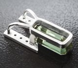 Кулон с полихромным «неоновым» апатитом 2,86 карата и лейкосапфирами