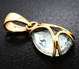 Кулон с голубовато-зеленым турмалином 4,38 карата