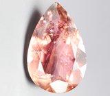 Кулон с падпараджа турмалином 5,93 карата и цирконами