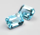 Пара насыщенно-синих шпинелей 0,41 карата