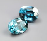 Пара насыщенно-синих шпинелей 0,59 карата