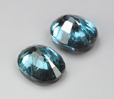 Пара насыщенно-синих шпинелей 0,59 карата