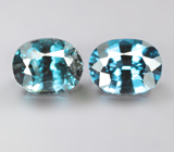 Пара насыщенно-синих шпинелей 0,67 карата