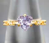 Золотое кольцо с зултанитом 1,17 карата и бриллиантами Золото