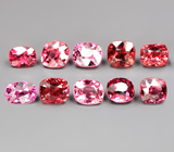 Набор из 10 шпинелей 1,72 карата