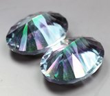 Крупная пара «мистического» кварца 24,55 карата