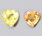 Пара сапфиров 0,75 карата 