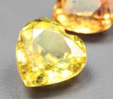 Пара сапфиров 0,75 карата 