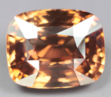 Крупный оранжевый циркон высокой чистоты 5,55 карата 