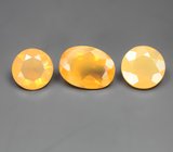 Набор из 3 «солнечных» опалов 1,59 карата