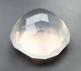 Чистейший крупный оранжево-розовый кварц эффектной огранки 22,69 карата 