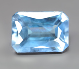 Редкий цвет! Синий апатит 2,61 карата 