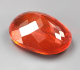 Чистейший мексиканский ограненный «огненный» опал 1,68 карата 