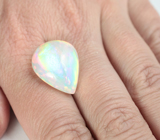 Сквозная опалесценция! Крупный кристаллический опал 11,8 карата 