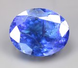 Крупный яркий танзанит 12,14 карата