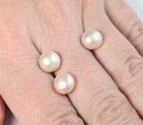 Набор из 3 кремовых морских жемчужин 8,81 карата