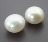 Пара морских жемчужин 10,62 карата! Натуральный цвет 