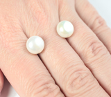 Пара морских жемчужин 10,62 карата! Натуральный цвет 