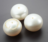 Крупный набор из 3 морских жемчужин 33,76 карата 