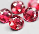 Набор из 5 рубиновых шпинелей 1,21 карата 