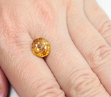 Редкий! Топовый цвет! Насыщенный ярко-желтый турмалин 3,58 карата 